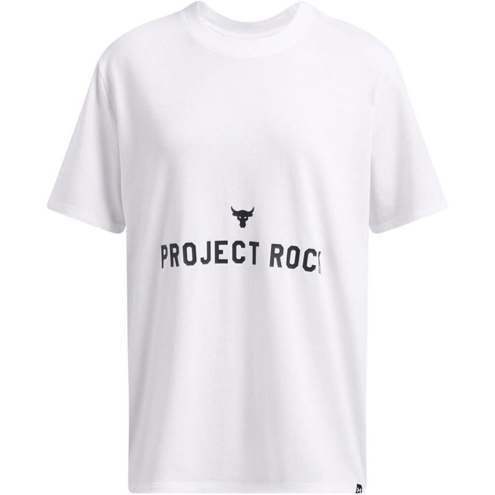 Under Armour Womens/Ladies Project Rock T-Shirt / White